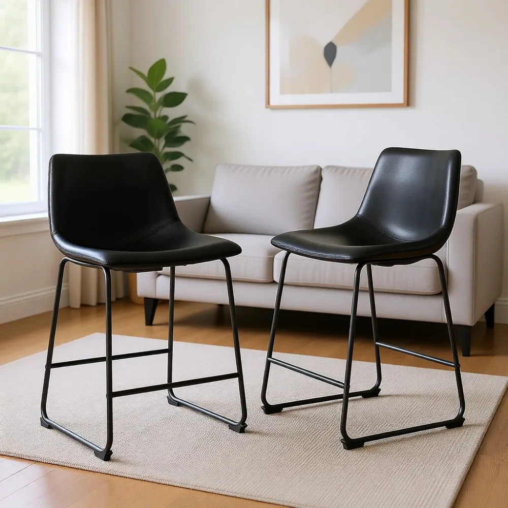 Home Bar Stools - Juego de Taburetes de Bar de