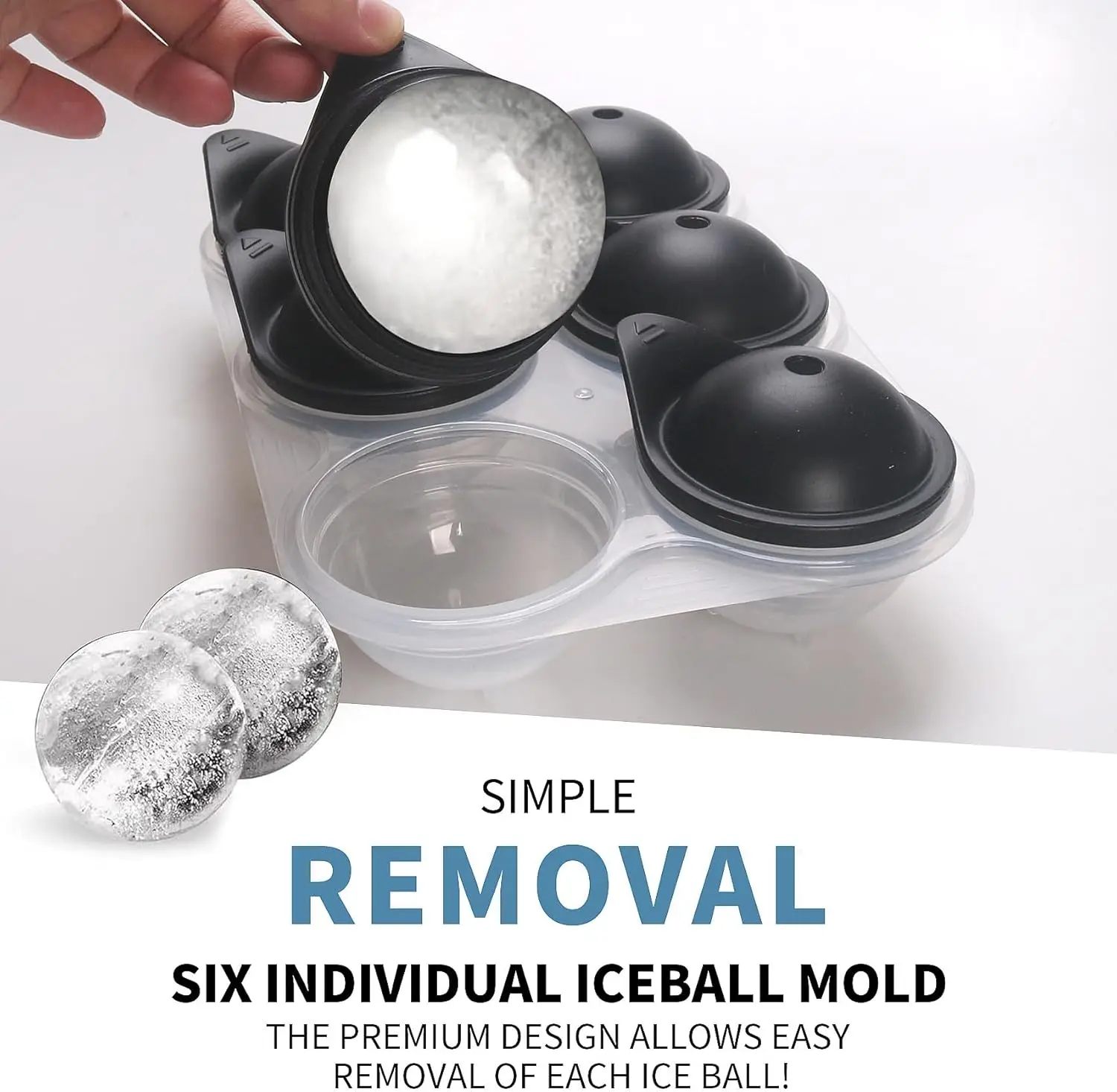 Bandeja grande para cubitos de - Ice Mold Sphere reseña y precio