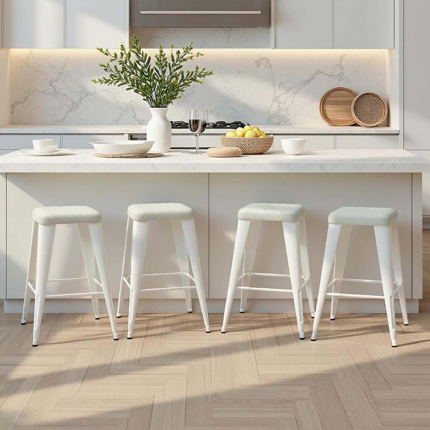 Juego de 4 taburetes de bar, a - Home Bar Stools reseña y precio
