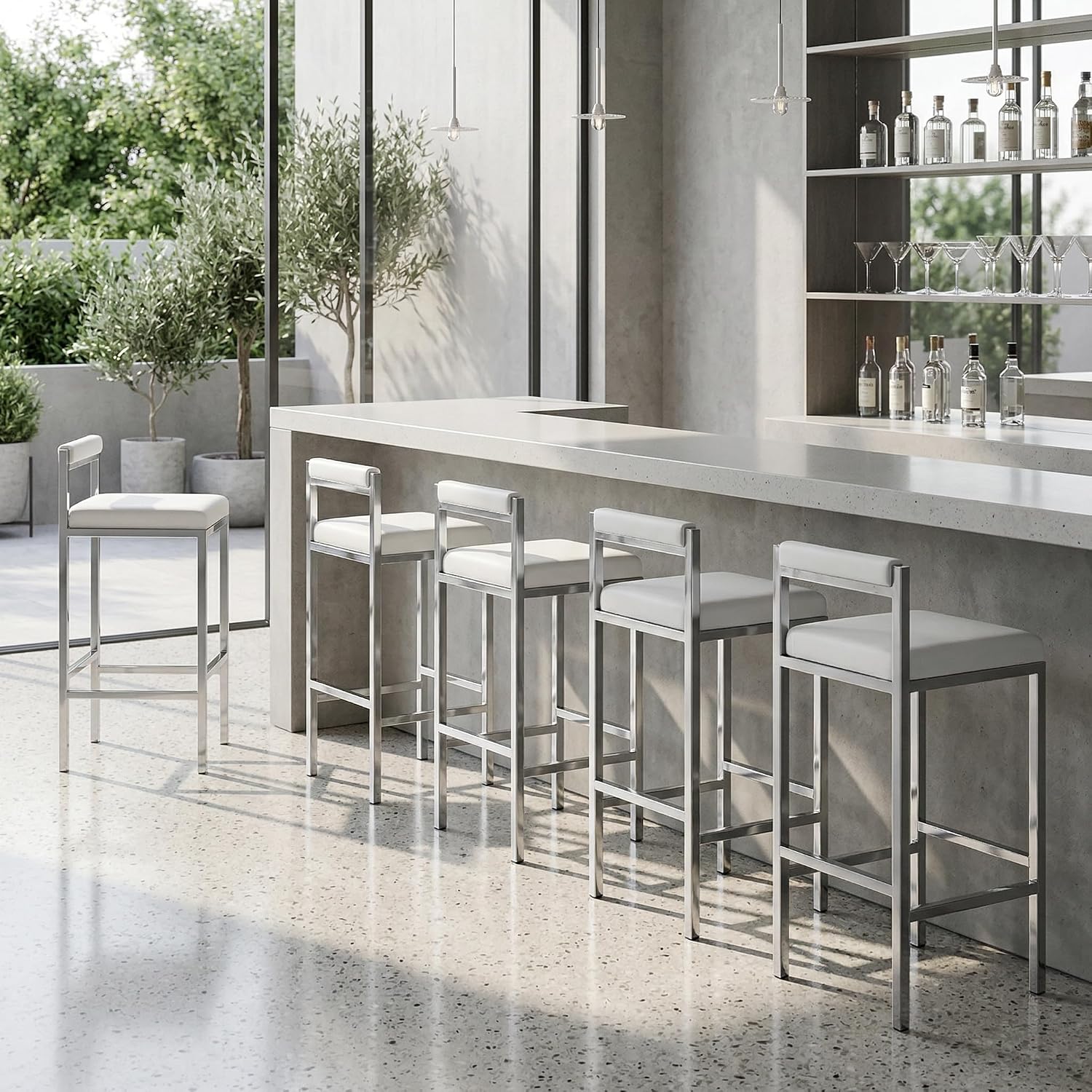 Juego de 2 taburetes de bar, t - Home Bar Stools reseña y precio