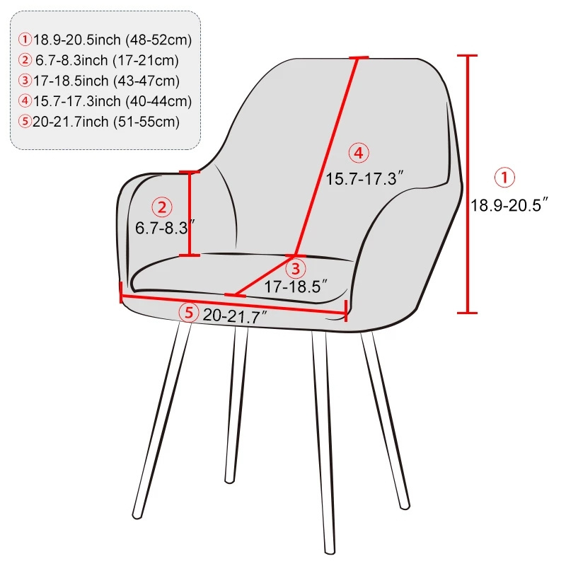 1/4/6 Uds. Fundas elásticas de - Home Bar Seating reseña y precio