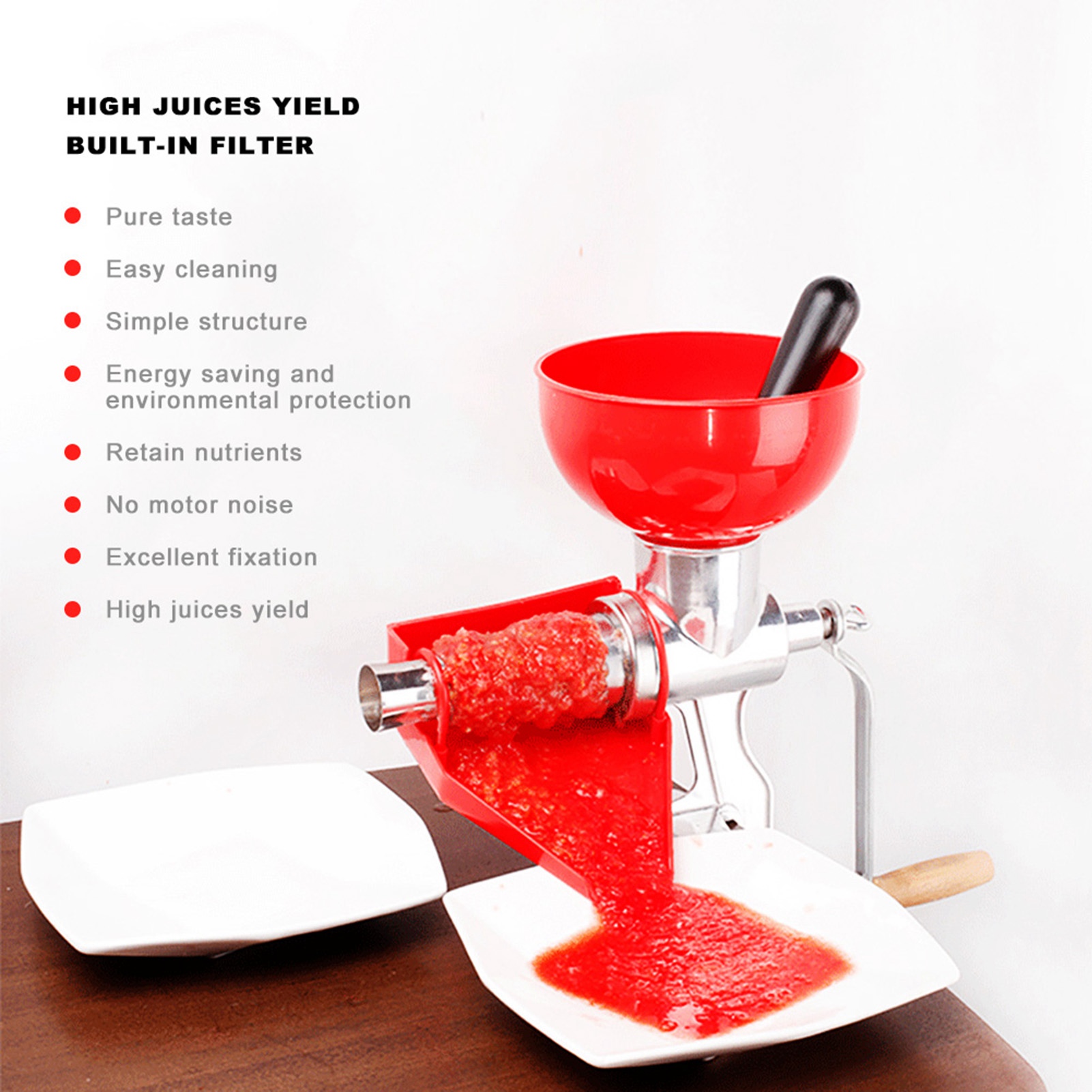Exprimidor Manual grueso de al - Citrus Juicer Bar reseña y precio