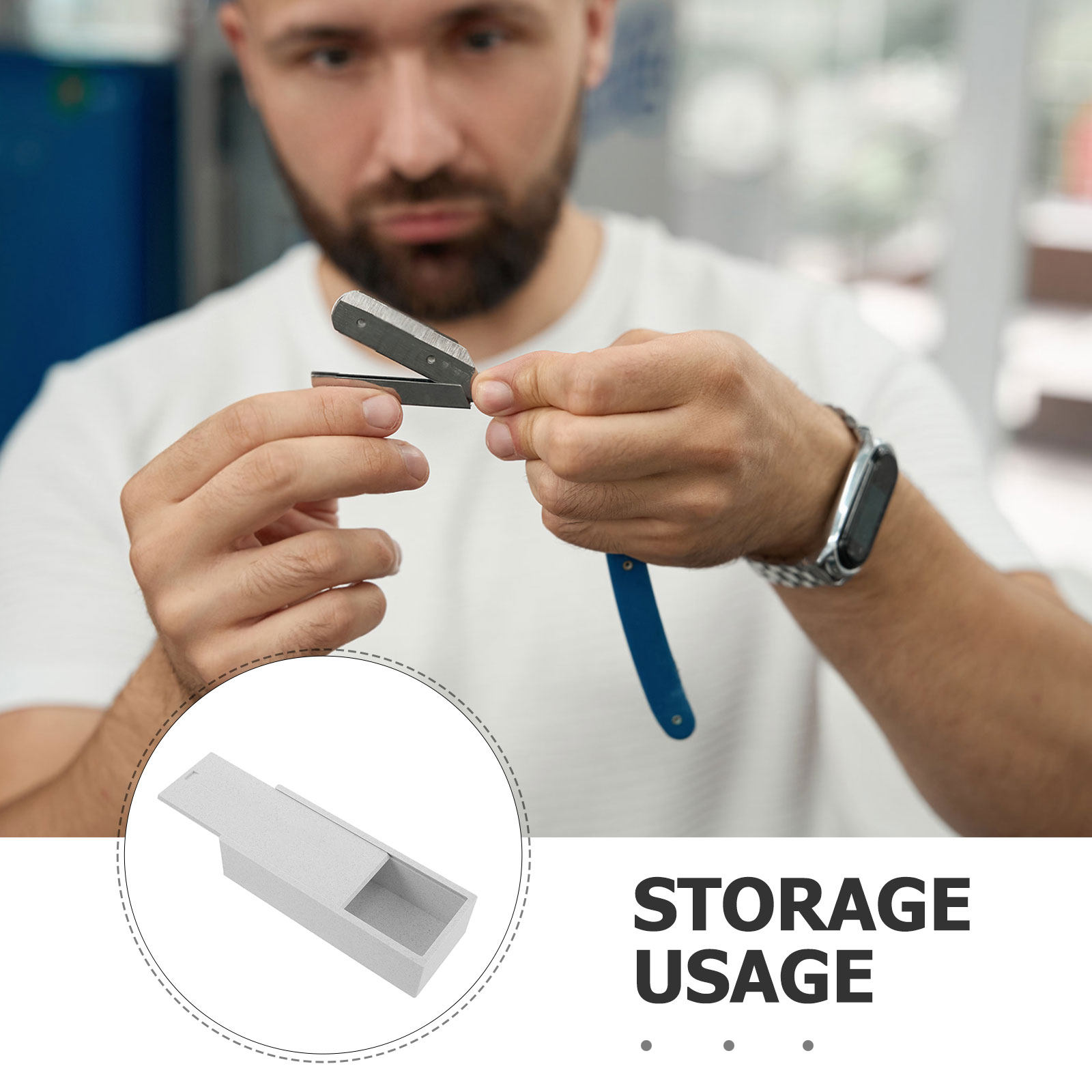 Estuche de Almacenamiento de C - Home Barber reseña y precio