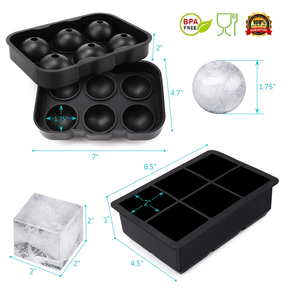 Molde para cubitos de hielo cu - Ice Mold Sphere reseña y precio