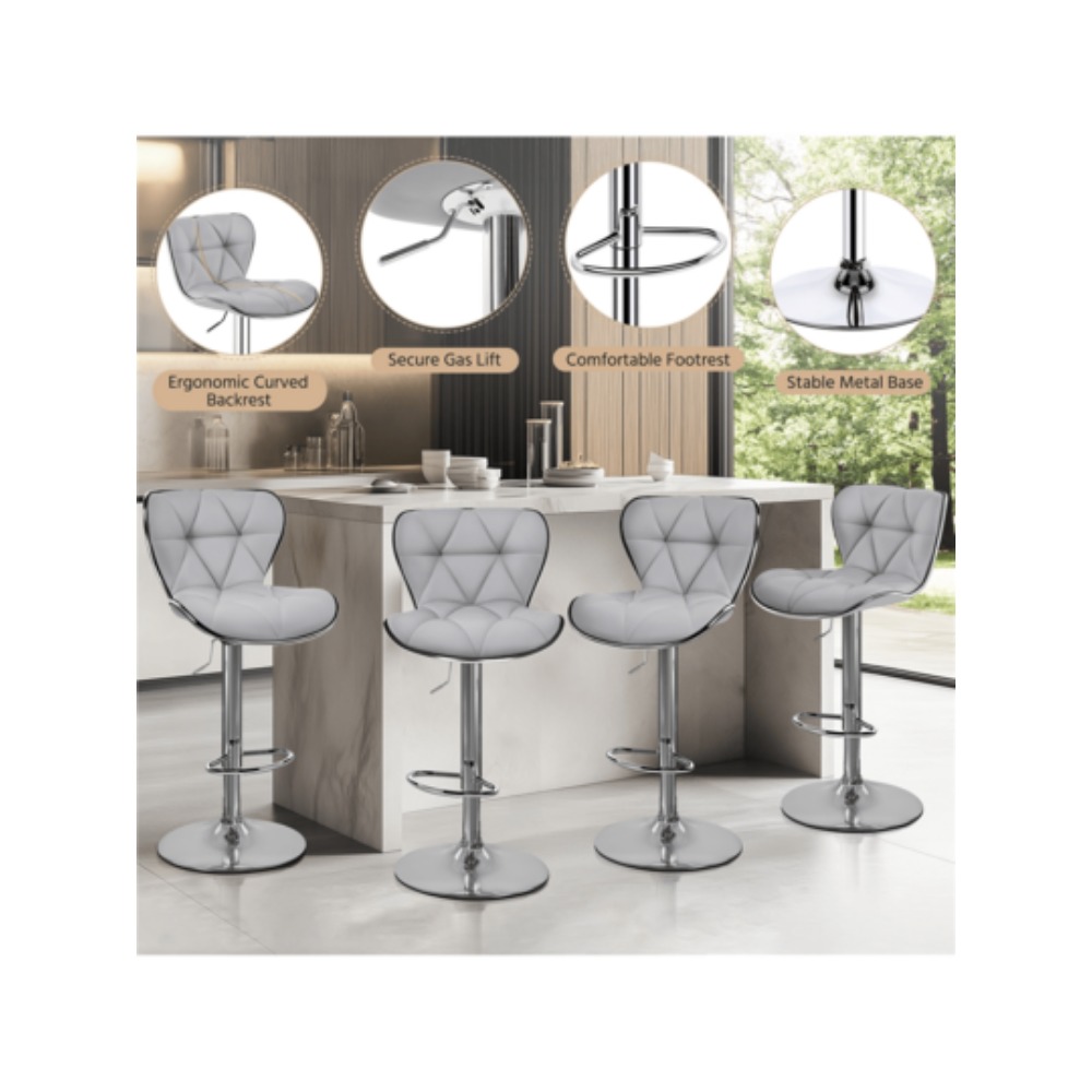 Paquete de 2 Taburetes de Bar  - Home Bar Stools reseña y precio