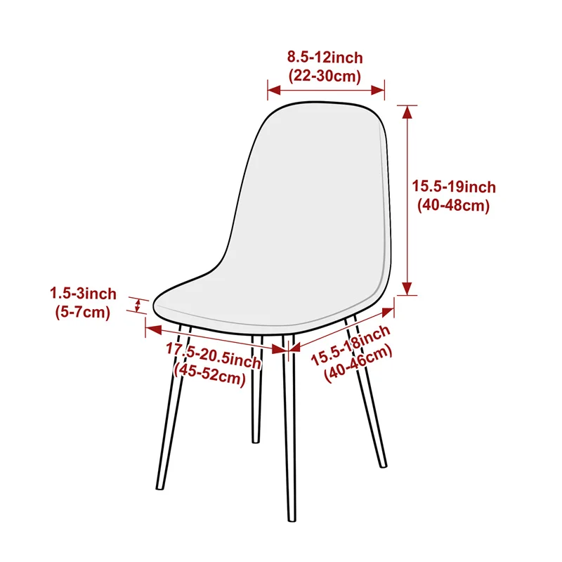 1 funda para silla Jacqaurd, f - Home Bar Seating reseña y precio